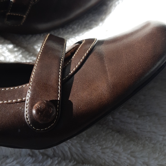 Brown patent leather 3 in heels - Picture 3 of 3